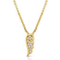 Nomination Angel Gold CZ Wing Necklace