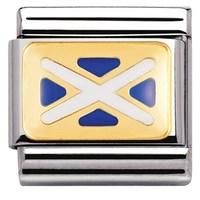 Nomination Scottish Flag Charm