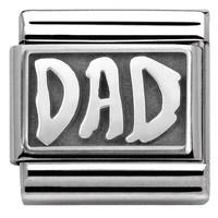 Nomination Silver Dad Charm
