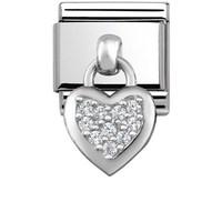 Nomination Silver Hanging Heart Charm