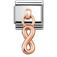 Nomination Rose Gold Hanging Infinity Charm