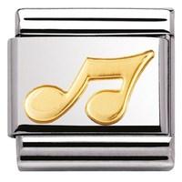 Nomination Musical Note Charm