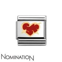 Nomination Red Enamel Thorn Heart Charm