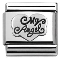 Nomination Silver My Angel Heart Charm