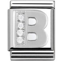 Nomination Big CZ Letter B Charm