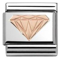 Nomination Rose Gold Diamond Charm