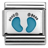 Nomination Baby Boy Footprints Charm