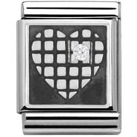 Nomination Big Heart Grid Charm