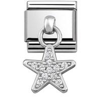 Nomination Silver Hanging Star Charm