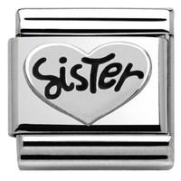 Nomination Silver Sister Charm