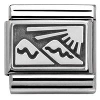Nomination Silver Mountains Charm