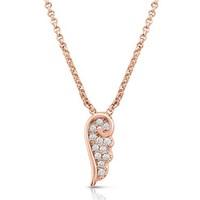 Nomination Angel Rose Gold CZ Wing Necklace