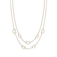 Nomination Rose Gold Unica Heart Layered Necklace
