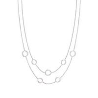 Nomination Silver Unica Layered Circle Necklace