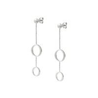 Nomination Silver Unica Long Circle Earrings