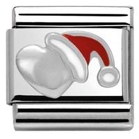 Nomination SilverShine Santa Heart Charm