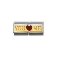 Nomination You & Me Double Plate Charm