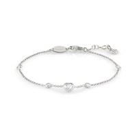 nomination silver bella heart bracelet