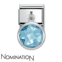 Nomination Blue Crystal Drop Charm