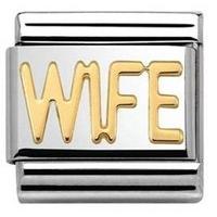 Nomination Gold Wife Charm