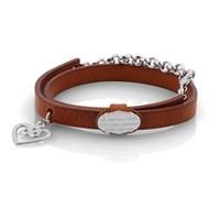 Nomination PARADISO Leather Heart Bracelet