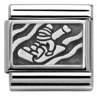 Nomination Silver Sledging Charm