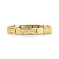 nomination bella la vita gold bracelet