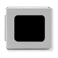 Nomination Ikon Symbols - Plate Full Black Charm 230200 02