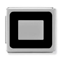 Nomination Ikon Symbols - Black Frame Charm 230200 01