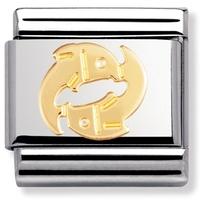 nomination zodiac 18ct gold plated pisces charm 030104 0 12