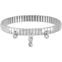 nomination xte cubic zirconia infinity bracelet 044200010