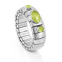 Nomination Extension - 3 Light Green Jade Ring 043320 006