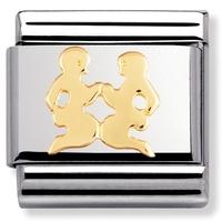 Nomination Zodiac 18ct Gold Plated Gemini Charm 030104-0 03