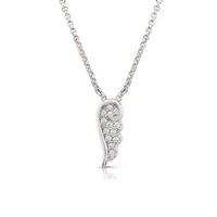nomination angels sparkling silver wing necklace 145321010