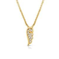 Nomination Angels Sparkling Gold Wing Necklace 145321/012