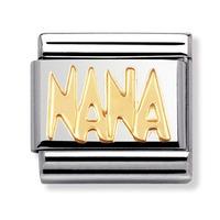 Nomination Stainless Steel Writings - Nana Charm 030107-0 09