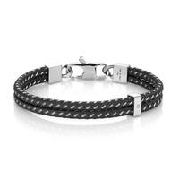 nomination tribe double black bracelet 026431001