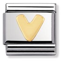 Nomination Stainless Steel Letters - V Charm 030101-0 22