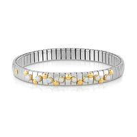 Nomination Extension - 8 White Opal 18ct Gold Bracelet 044602 022