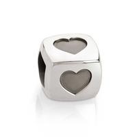nomination symbols heart cube charm 161001 003