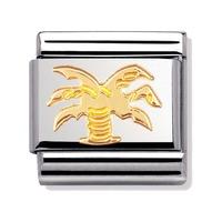 Nomination Gold Palm Tree Charm 030111/04