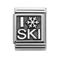 Nomination BIG I Love Skiing Charm 332111/08