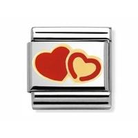 Nomination Love - Double Hearts Series Charm 030253-0 29