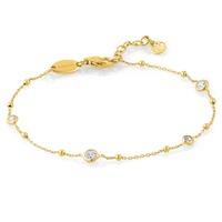 Nomination Bella - Gold Plated Cubic Zirconia Bracelet 142621 012