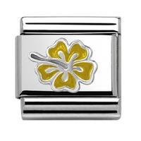 nomination honolulu yellow hibiscus charm 330202 0 22