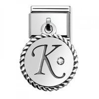 Nomination Alphabet Letters - K Charm 031715/11