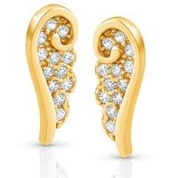nomination angel wing gold plated earrings 145323012