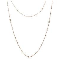 Nomination Bella - Rose Gold Plated Cubic Zirconia Necklace 142623 011