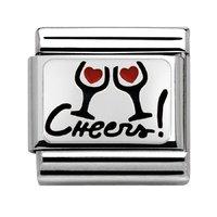 Nomination Plated - Cheers Glasses Charm 330208-07