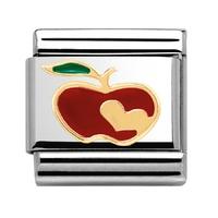nomination madame monsieur red apple charm 030285 0 11